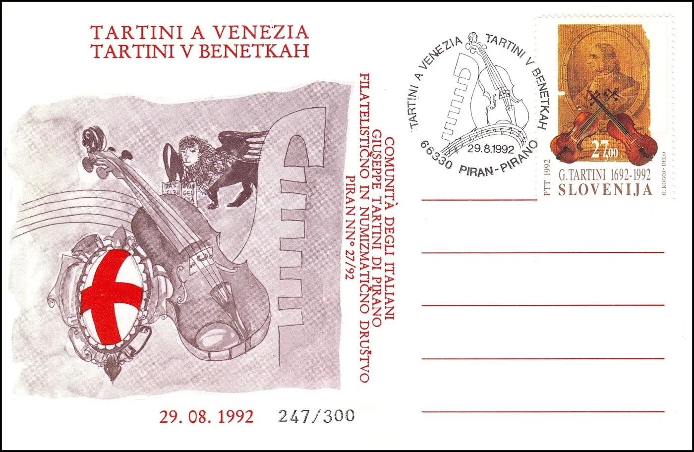 TARTINI V BENETKAH TARTINI A VENEZIA